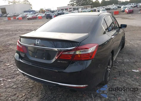 2016 Honda Accord Sport from USA, damaged, VIN 1HGCR2F52GA113178
